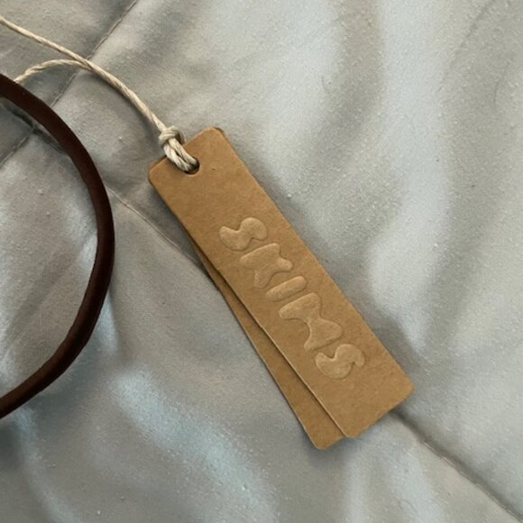 NWT SKIMS Bra Top Micro XS Studded Statement Brown Bronze Sparkle Festival NEW - Picture 2 of 6